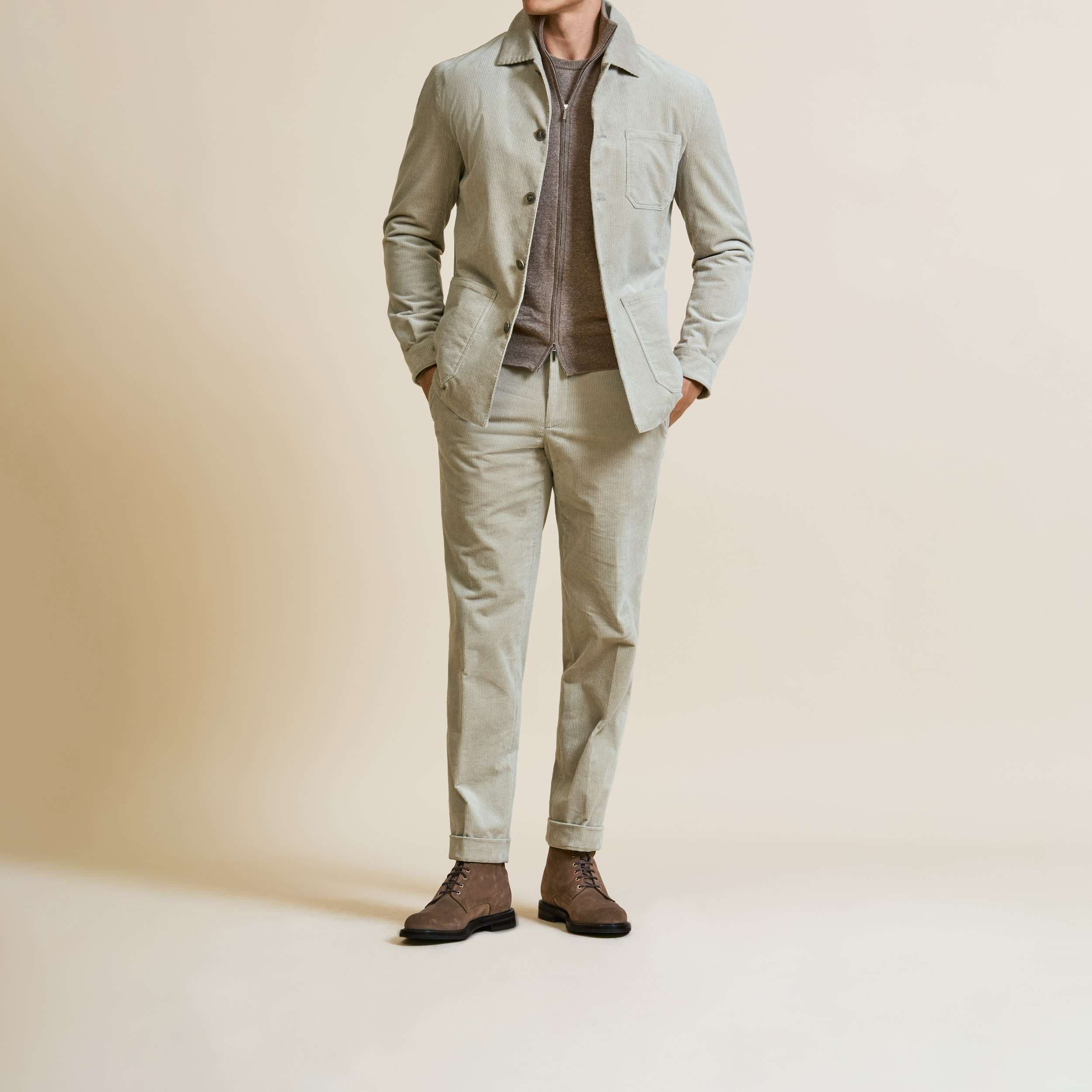 Sage Corduroy Chore Jacket Set — image 1