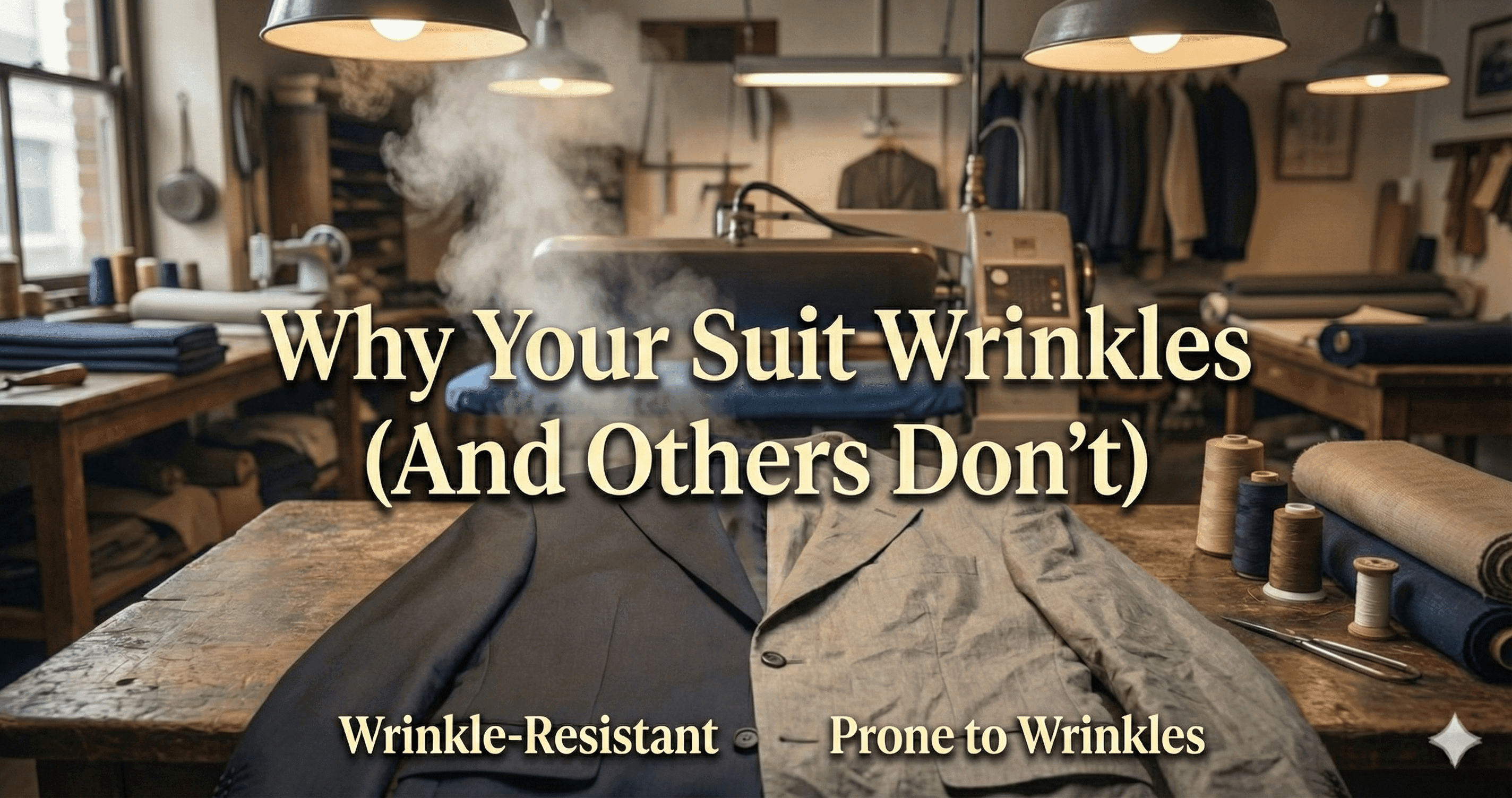 Why Your Suit Wrinkles (And Others Don't)